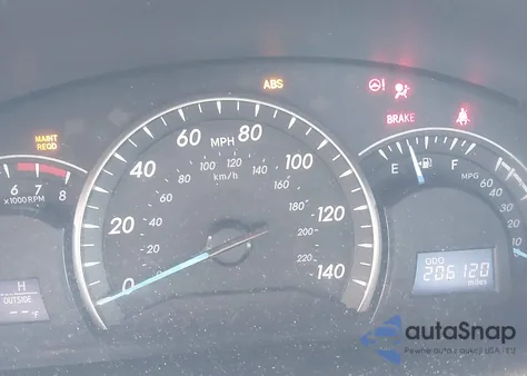 2012 Toyota Camry Le z USA, uszkodzony, nr VIN 4T4BF1FK9CR190174